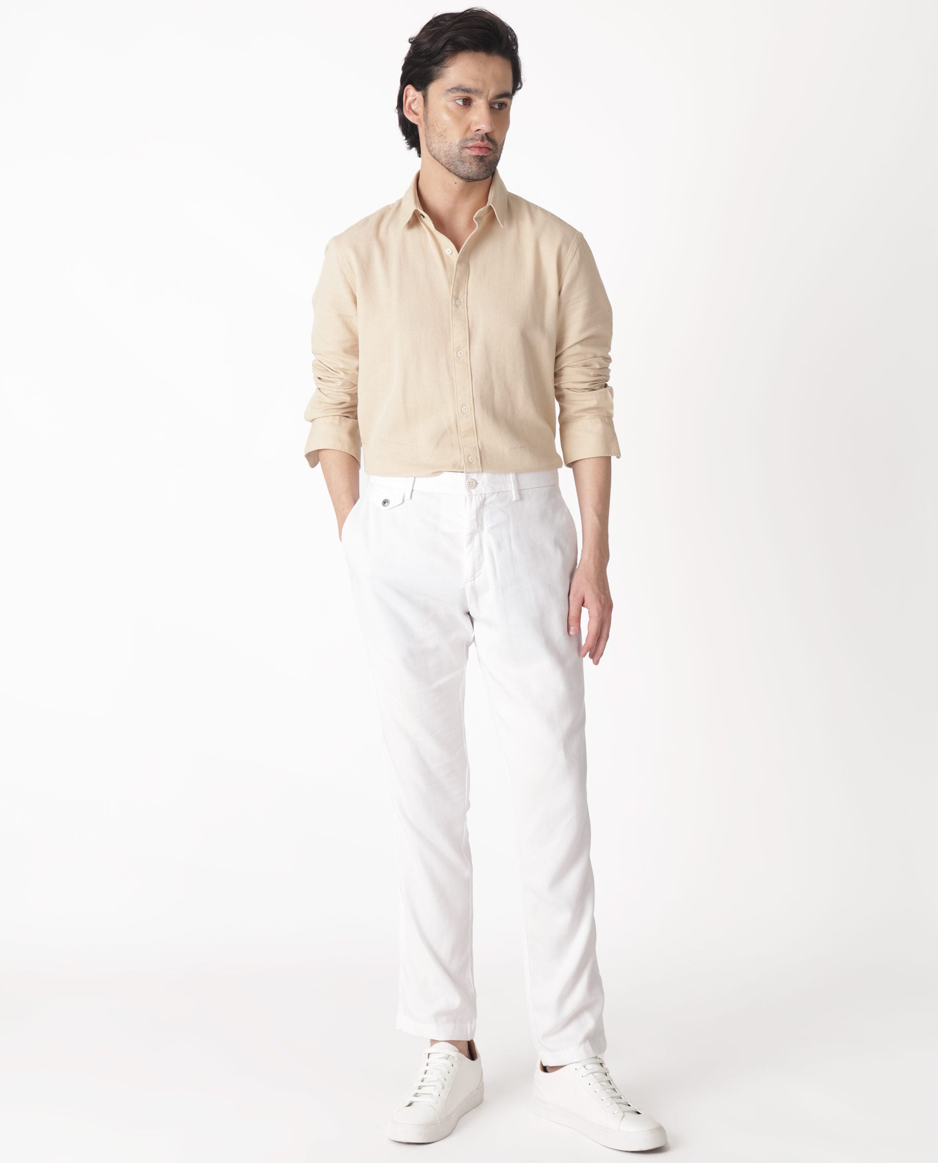 Buy VX9 Men's & Boy's Stylish Regular Fit Formal Trouser, Office Pants White  (28) at Amazon.in